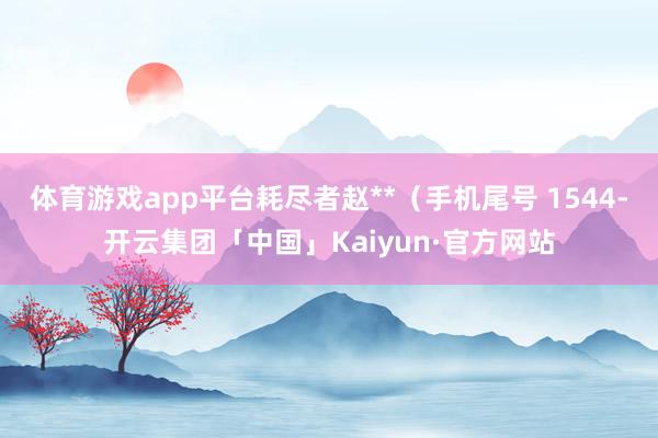 体育游戏app平台耗尽者赵**（手机尾号 1544-开云集团「中国」Kaiyun·官方网站