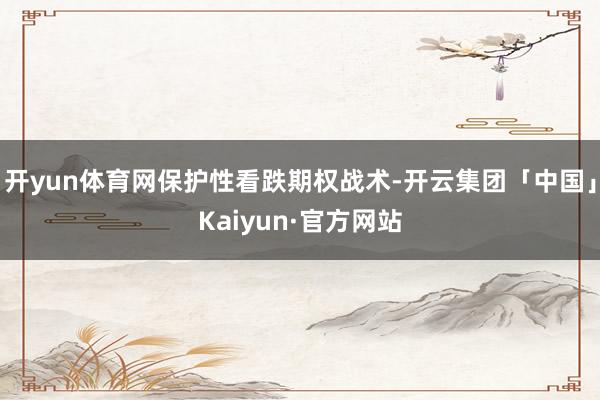 开yun体育网保护性看跌期权战术-开云集团「中国」Kaiyun·官方网站