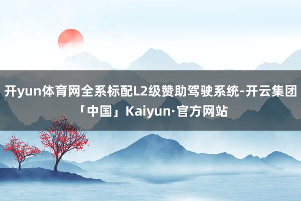 开yun体育网全系标配L2级赞助驾驶系统-开云集团「中国」Kaiyun·官方网站