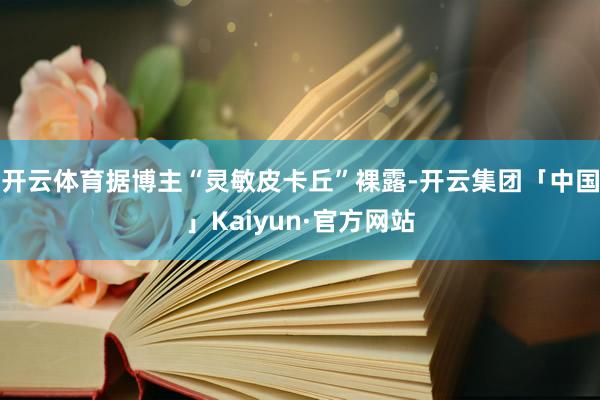 开云体育据博主“灵敏皮卡丘”裸露-开云集团「中国」Kaiyun·官方网站