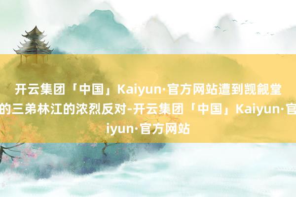 开云集团「中国」Kaiyun·官方网站遭到觊觎堂主之位的三弟林江的浓烈反对-开云集团「中国」Kaiyun·官方网站
