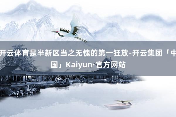 开云体育是半新区当之无愧的第一狂放-开云集团「中国」Kaiyun·官方网站