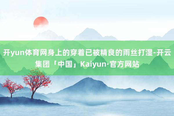 开yun体育网身上的穿着已被精良的雨丝打湿-开云集团「中国」Kaiyun·官方网站