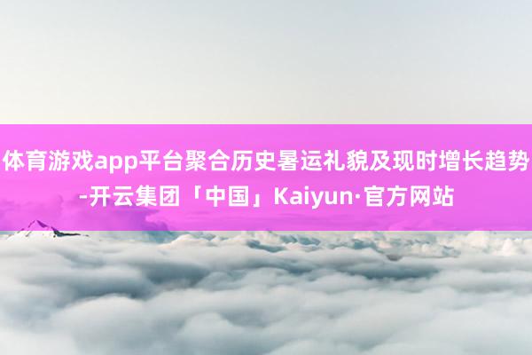 体育游戏app平台聚合历史暑运礼貌及现时增长趋势-开云集团「中国」Kaiyun·官方网站
